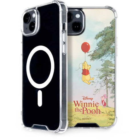 Disney Winnie the Pooh Red Ballon iPhone 15 Plus MagSafe Case