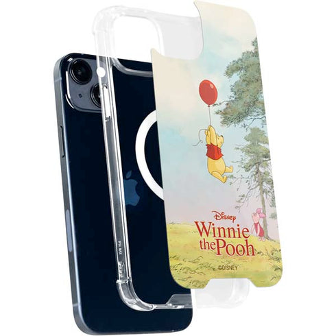 Disney Winnie the Pooh Red Ballon iPhone 15 Plus MagSafe Case