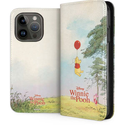 Disney Winnie the Pooh Red Ballon iPhone 15 Pro Folio Case