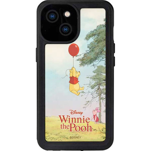 Disney Winnie the Pooh Red Ballon iPhone 15 Waterproof Case