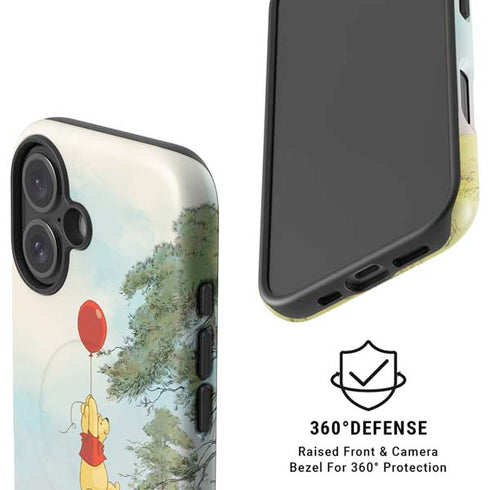 Disney Winnie the Pooh Red Ballon iPhone 16 Magsafe Impact Case