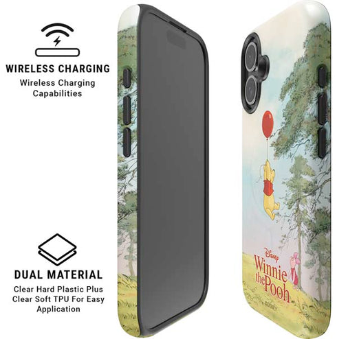 Disney Winnie the Pooh Red Ballon iPhone 16 Magsafe Impact Case