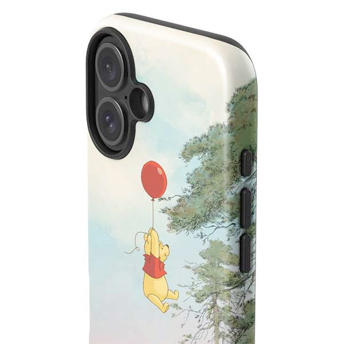 Disney Winnie the Pooh Red Ballon iPhone 16 Plus Impact Case