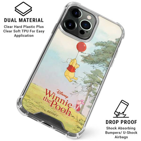 Disney Winnie the Pooh Red Ballon iPhone 16 Pro Clear Case