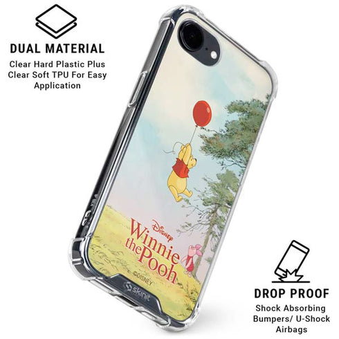 Disney Winnie the Pooh Red Ballon iPhone 16e Clear Case