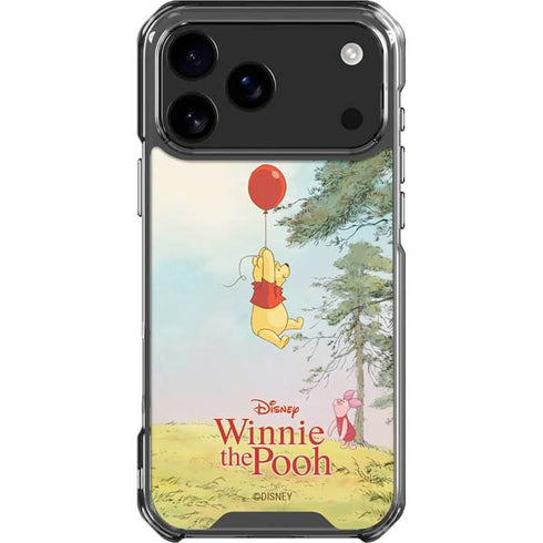 Disney Winnie the Pooh Red Ballon iPhone 18 Pro Max Clear Case