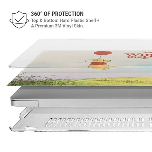 Disney Winnie the Pooh Red Ballon MacBook Pro 15in (2016-19) Case plus Skin