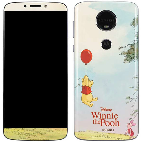 Disney Winnie the Pooh Red Ballon Moto E5 Plus Skin