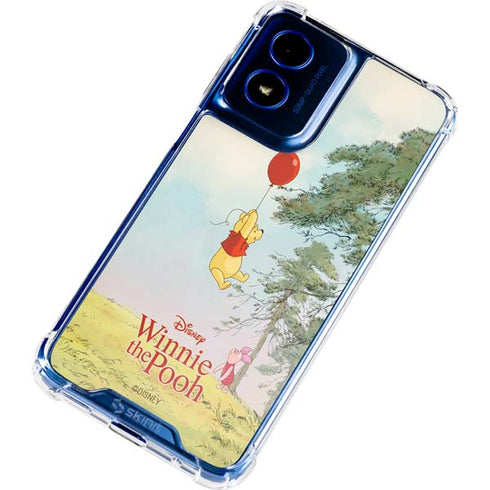 Disney Winnie the Pooh Red Ballon Moto G Play 4G (2024) Clear Case