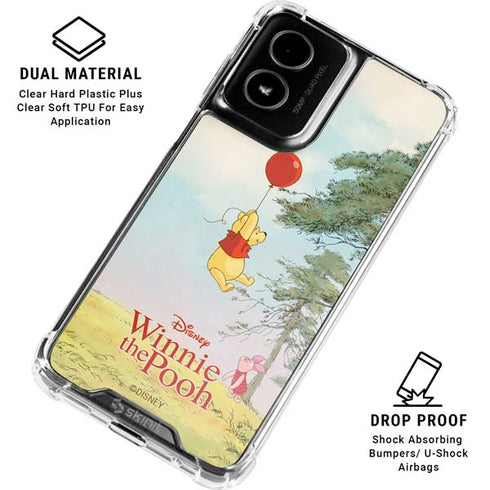 Disney Winnie the Pooh Red Ballon Moto G Power 5G (2024) Clear Case