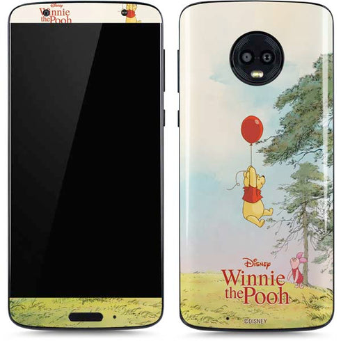 Disney Winnie the Pooh Red Ballon Moto G6 Skin