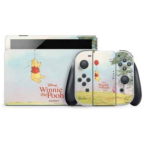 Disney Winnie the Pooh Red Ballon Nintendo Switch OLED (2021) Skin