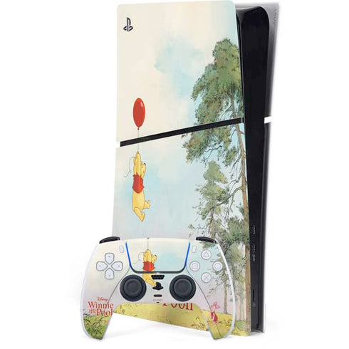 Disney Winnie the Pooh Red Ballon PS5 Slim Digital Edition Bundle Skin