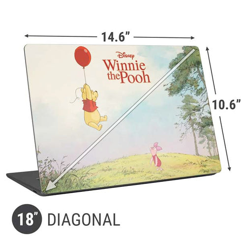 Disney Winnie the Pooh Red Ballon Universal Laptop 18in (14.6 x 10.6in) Skin