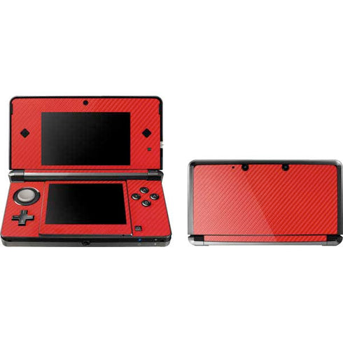 Red Carbon Fiber Specialty Texture Material Nintendo Skins