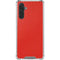 Red Carbon Fiber Specialty Texture Material Galaxy A17 Clear Case
