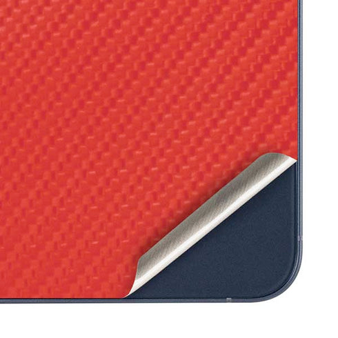 Red Carbon Fiber Specialty Texture Material Galaxy A35 5G Skin