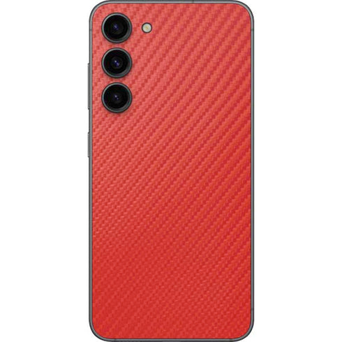 Red Carbon Fiber Specialty Material Galaxy S23 FE Skin