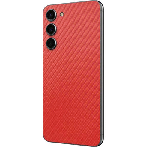 Red Carbon Fiber Specialty Material Galaxy S23 FE Skin