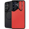 Red Carbon Fiber Specialty Texture Material Galaxy S24 Kickstand Case