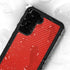 Red Carbon Fiber Specialty Texture Material Galaxy S24 Plus Waterproof Case