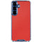 Red Carbon Fiber Specialty Texture Material Galaxy S25 Clear Case