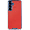 Red Carbon Fiber Specialty Texture Material Galaxy S25 FE Clear Case