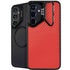 Red Carbon Fiber Specialty Texture Material Galaxy S25 FE Kickstand Case