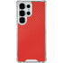 Red Carbon Fiber Specialty Texture Material Galaxy S25 Ultra Clear Case