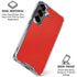 Red Carbon Fiber Specialty Texture Material Galaxy S26 Plus Clear Case