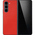 Red Carbon Fiber Specialty Material Galaxy Z Fold5 5G Skin