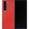 Red Carbon Fiber Specialty Texture Material Galaxy Z Fold6 Skin