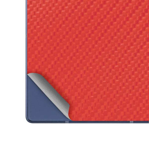 Red Carbon Fiber Specialty Texture Material Galaxy Z Fold6 Skin