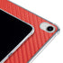 Red Carbon Fiber Specialty Texture Material iPad 11th Gen (2025) Clear Case