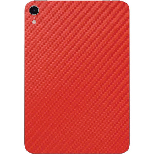 Red Carbon Fiber Specialty Texture Material Apple iPad Mini Skin