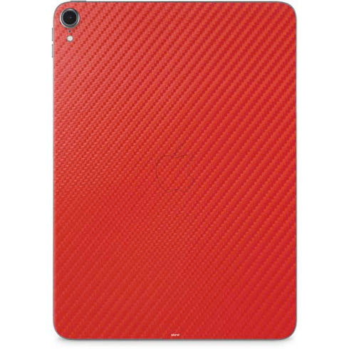 Red Carbon Fiber Specialty Texture Material Apple iPad Pro Skin