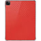 Red Carbon Fiber Specialty Texture Material iPad Pro 11in (2024) Clear Case