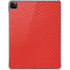 Red Carbon Fiber Specialty Texture Material iPad Pro 11in (2024) Clear Case