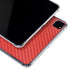 Red Carbon Fiber Specialty Texture Material iPad Pro 11in (2024) Clear Case