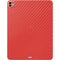 Red Carbon Fiber Specialty Texture Material iPad Pro 13in M4 (2024) Skin