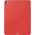 Red Carbon Fiber Specialty Texture Material iPad Pro 13in M4 (2024) Skin