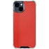 Red Carbon Fiber Specialty Material iPhone 15 Clear Case