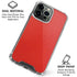 Red Carbon Fiber Specialty Texture Material iPhone 16 Pro Clear Case