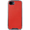 Red Carbon Fiber Specialty Texture Material iPhone 16e Clear Case