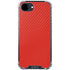 Red Carbon Fiber Specialty Texture Material iPhone 16e Clear Case