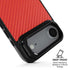 Red Carbon Fiber Specialty Texture Material iPhone 17 Air Kickstand Case