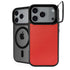 Red Carbon Fiber Specialty Texture Material iPhone 17 Pro Max Kickstand Case