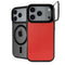 Red Carbon Fiber Specialty Texture Material iPhone 18 Pro Kickstand Case