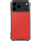 Red Carbon Fiber Specialty Texture Material iPhone 18 Pro Max Clear Case