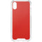 Red Carbon Fiber Specialty Texture Material iPhone XS Clear Case